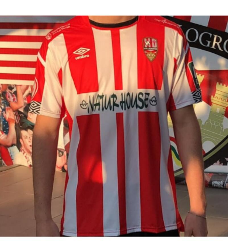 2021/22 Unión Deportiva Logroñés Home Kit Soccer Jersey